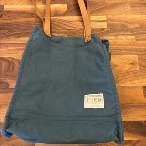 Feed Blue Tote Bag